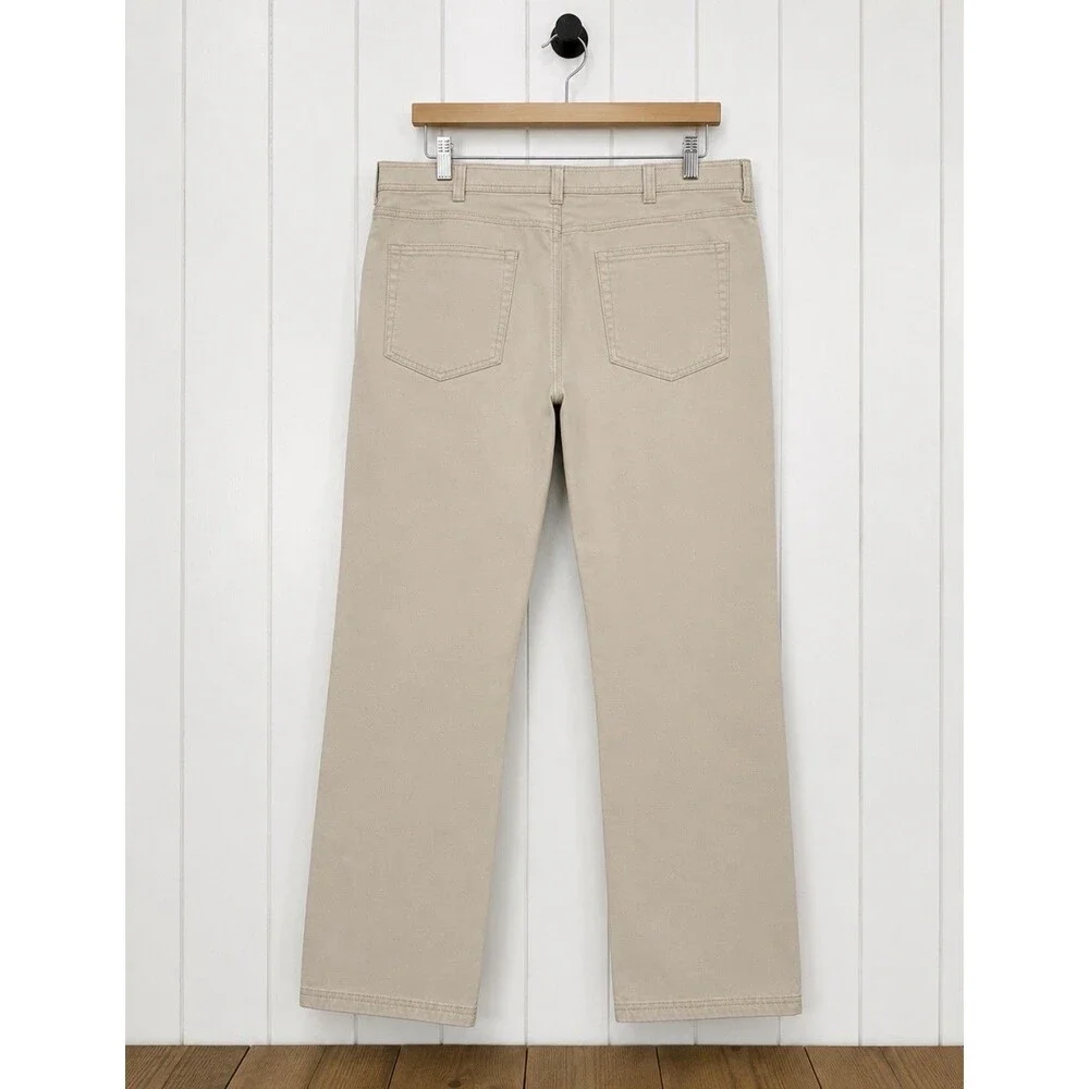 Duluth Trading Co Flex Fire Hose Pants Mens 36x30 Tan Khaki Workwear Utility